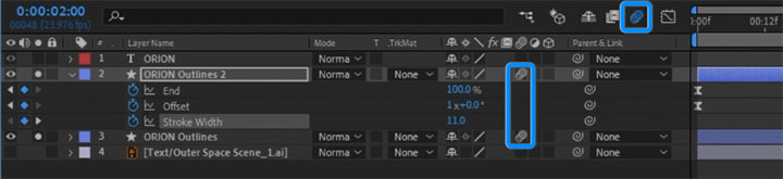 آموزش متحرک سازی حاشیه نورانی متن در افترافکت